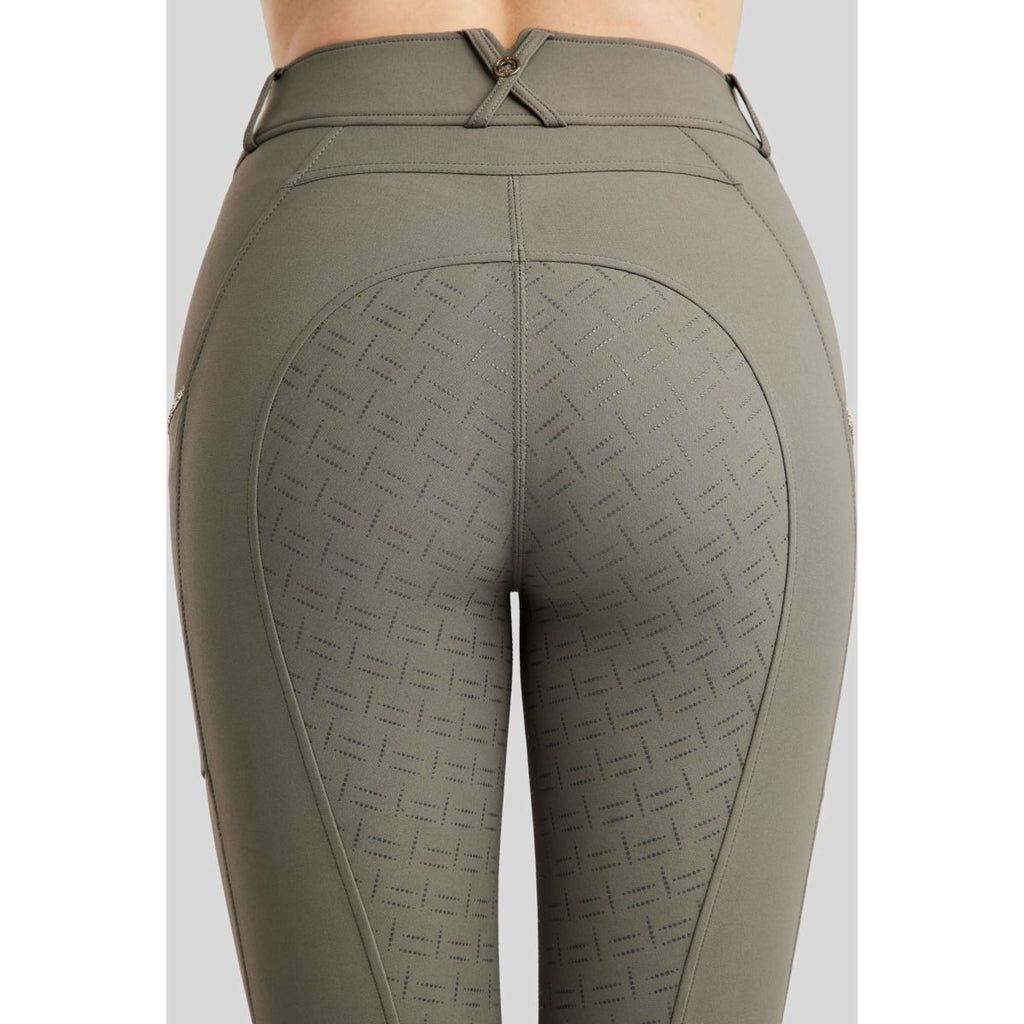 Montar Reithose MoLila Champagne Crystals Full Grip Grau