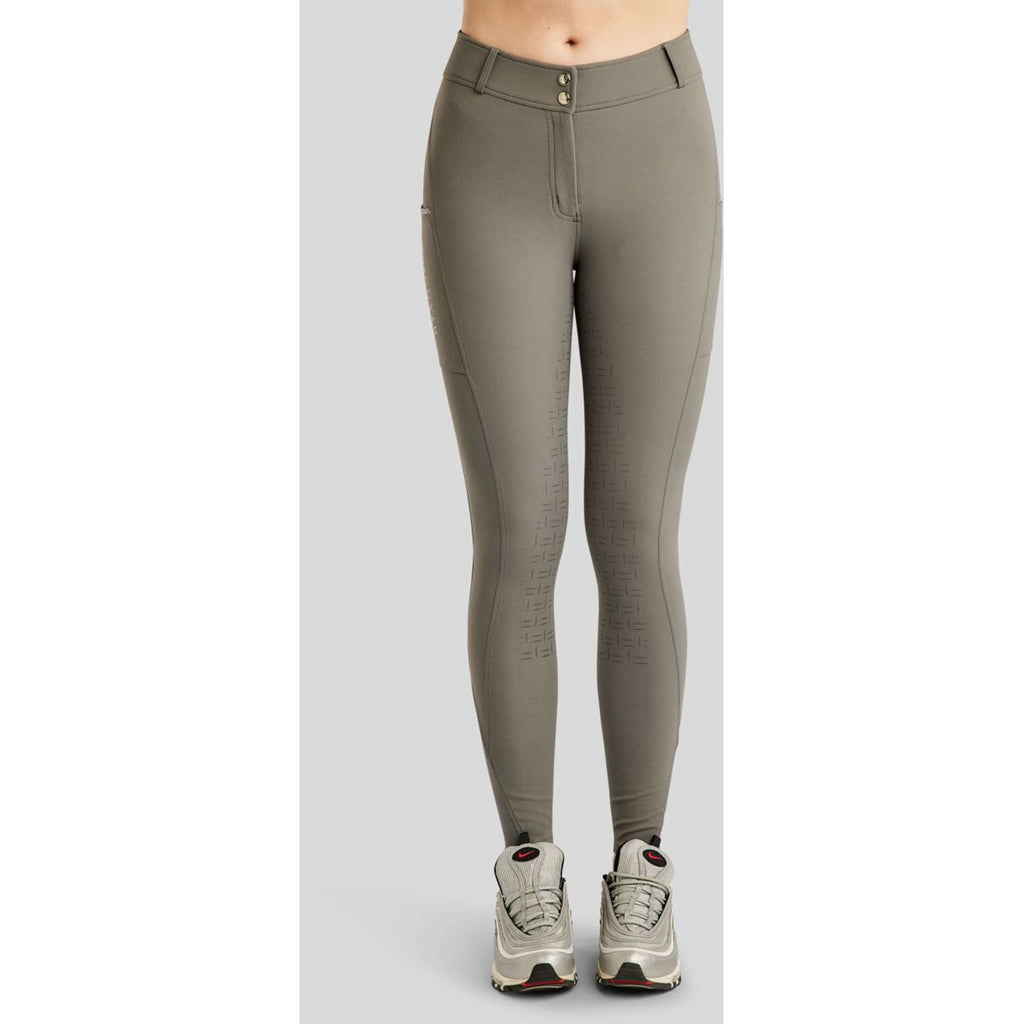 Montar Reithose MoLila Champagne Crystals Full Grip Grau