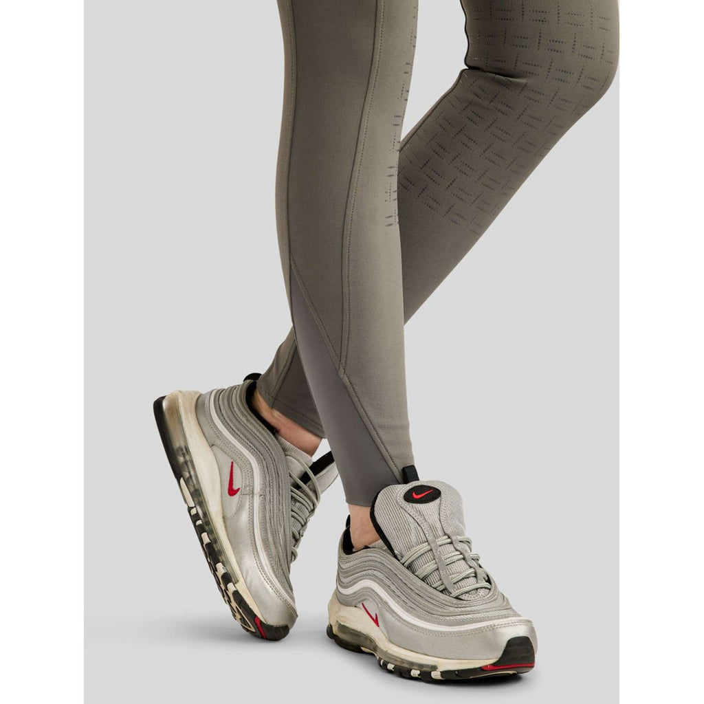 Montar Reithose MoLila Champagne Crystals Full Grip Grau