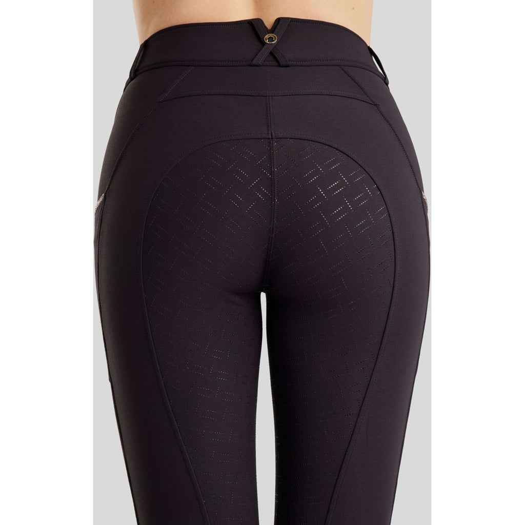 Montar Reithose MoLila Champagne Crystals Full Grip Navy