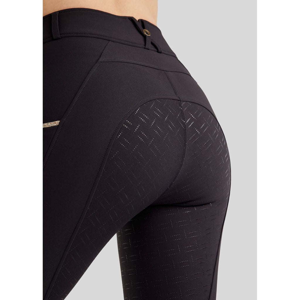 Montar Reithose MoLila Champagne Crystals Full Grip Navy