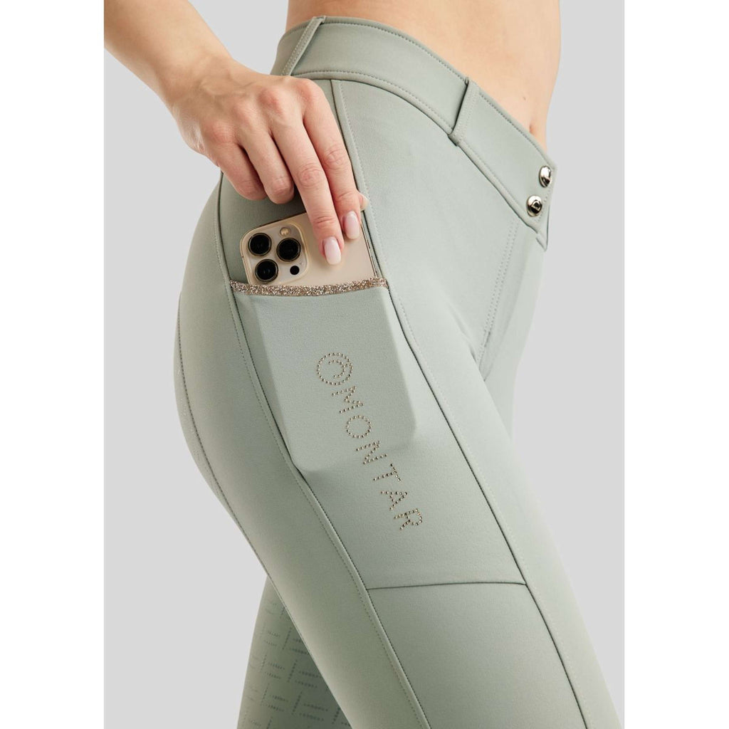 Montar Reithose MoLila Champagne Crystals Full Grip Turin