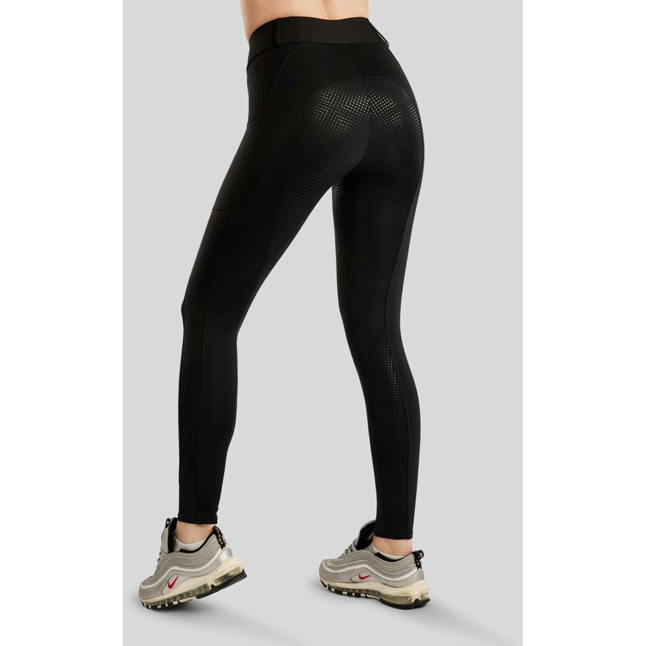 Montar Reitleggings MoZike Refined Full Grip Schwarz