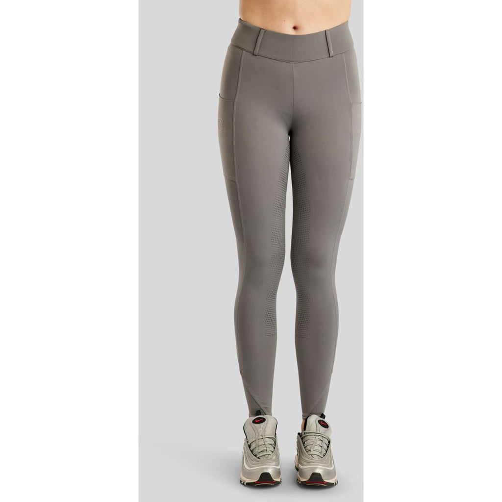 Montar Reitleggings MoZike Refined Full Grip Grau