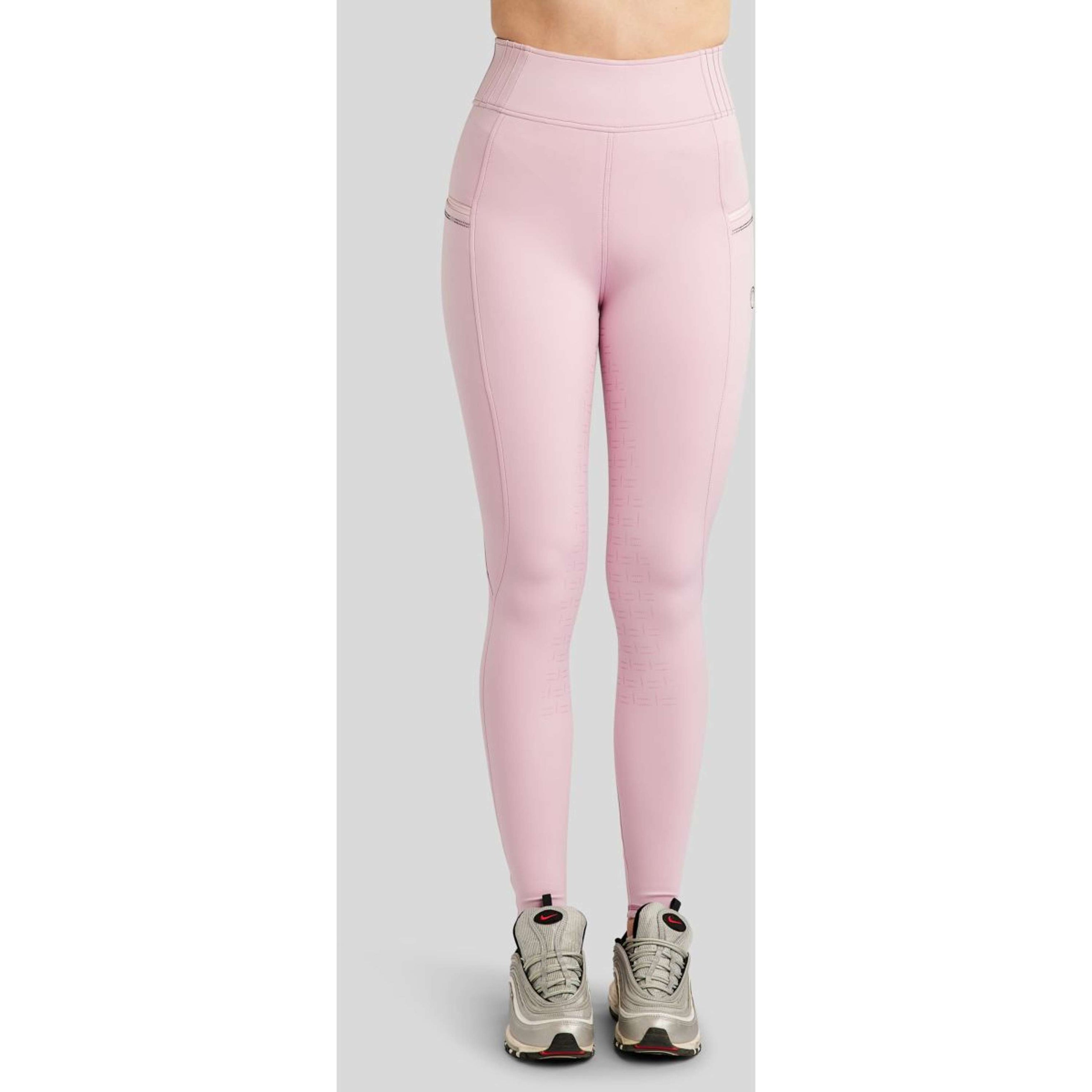 Montar Reitleggings MoPearl Pintuck Full Grip Candy Pink