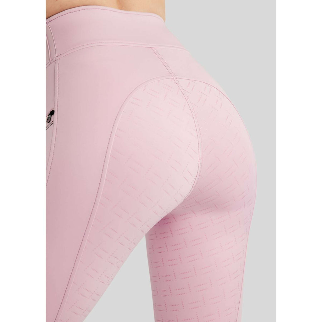 Montar Reitleggings MoPearl Pintuck Full Grip Candy Pink
