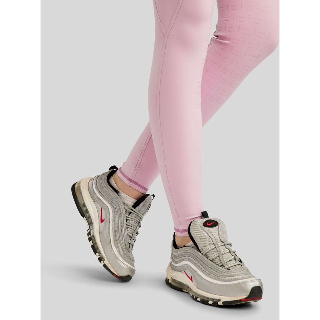 Montar Reitleggings MoPearl Pintuck Full Grip Candy Pink