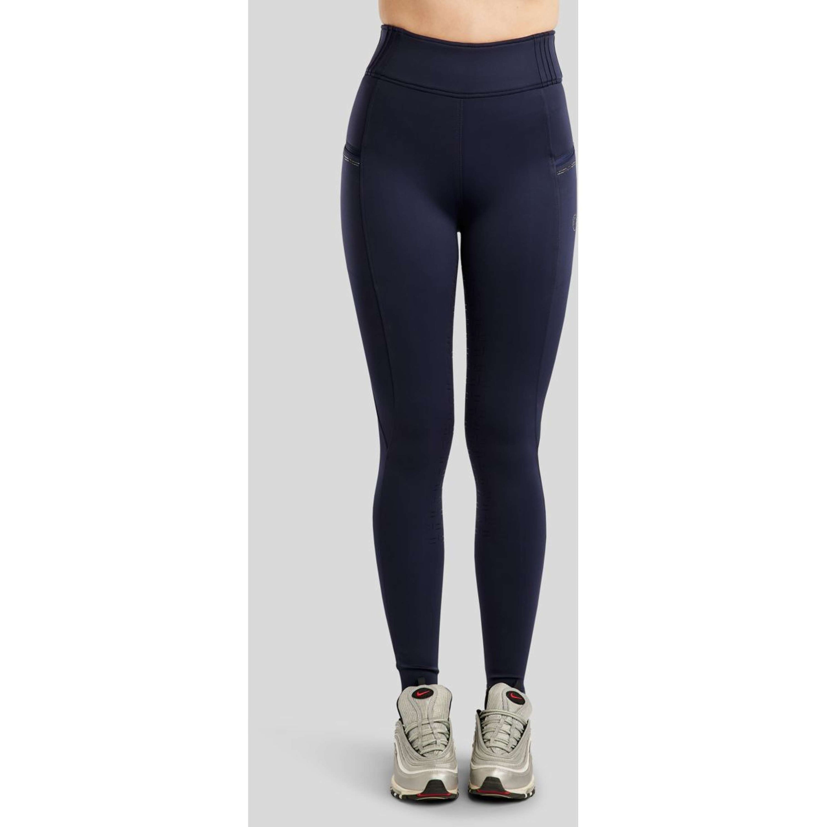 Montar Reitleggings MoPearl Pintuck Full Grip Navy Montar Reitleggings MoPearl Pintuck Full Grip Navy