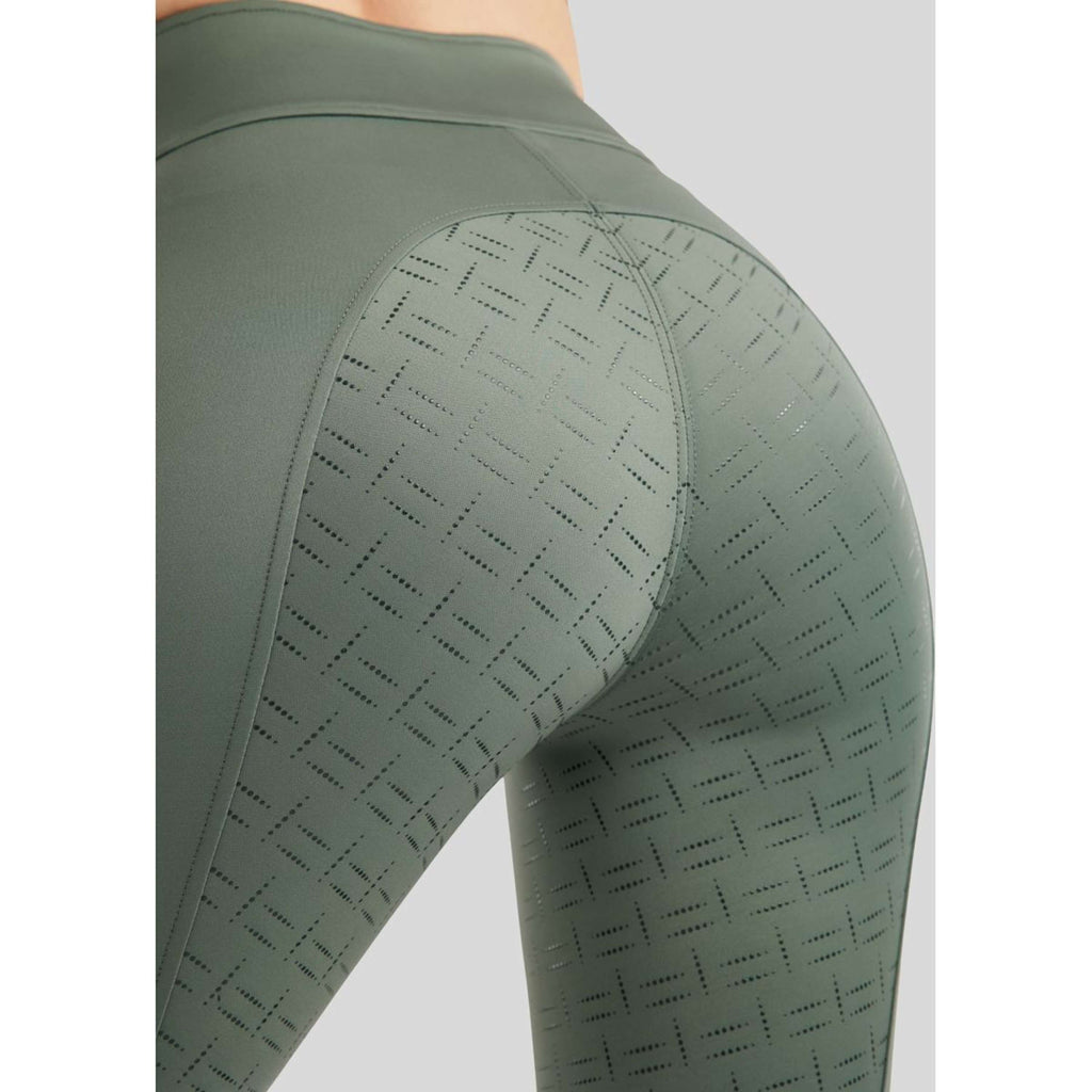 Montar Reitleggings MoPearl Pintuck Full Grip Jade