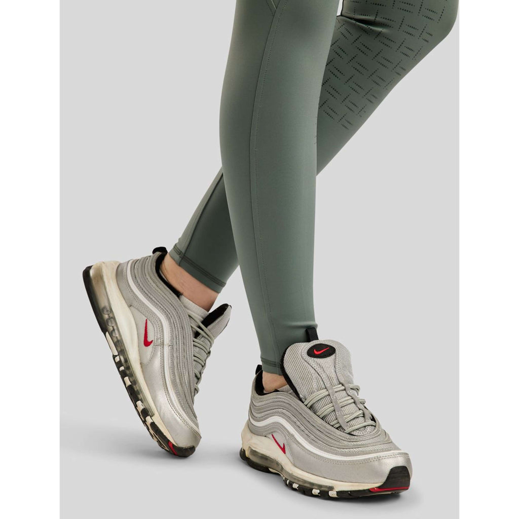 Montar Reitleggings MoPearl Pintuck Full Grip Jade