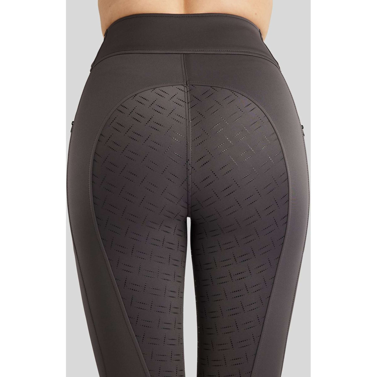 Montar Reitleggings MoPearl Pintuck Full Grip Slate Grey