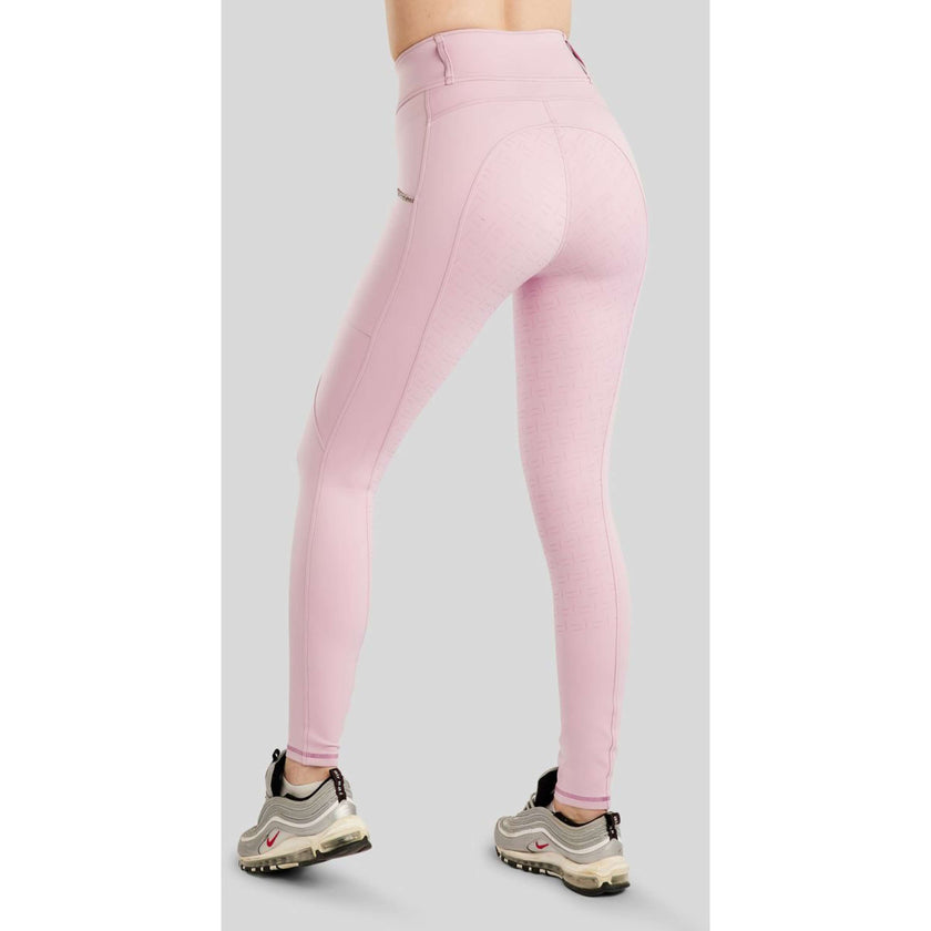 Montar Reitleggings MoLila Champagne Crystals Full Grip Candy Pink Montar Reitleggings MoLila Champagne Crystals Full Grip Candy Pink