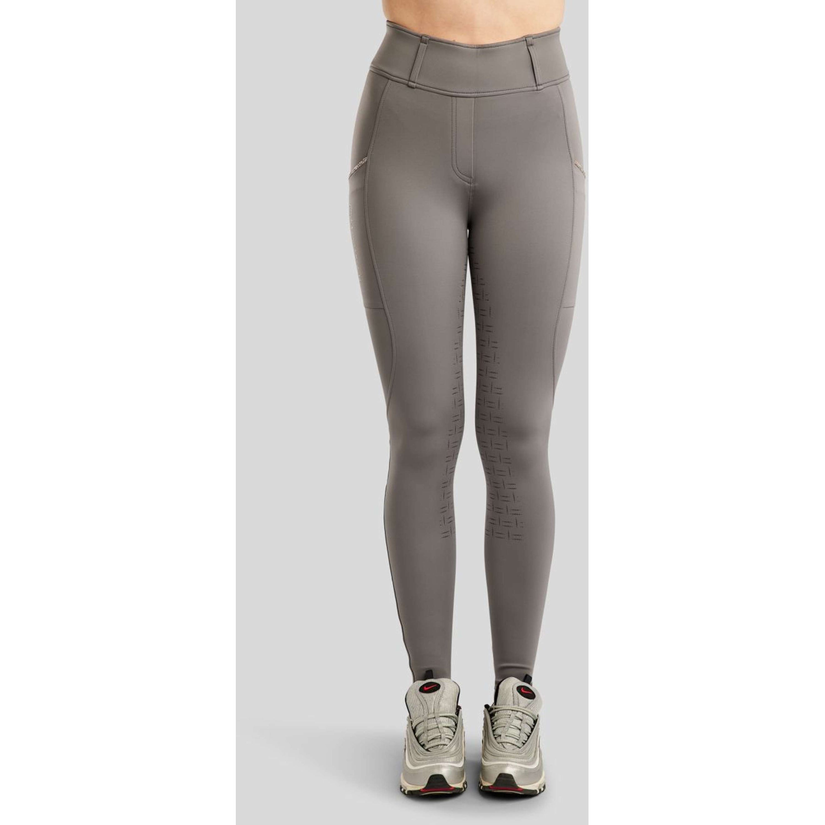 Montar Reitleggings MoLila Champagne Crystals Full Grip Grau Montar Reitleggings MoLila Champagne Crystals Full Grip Grau
