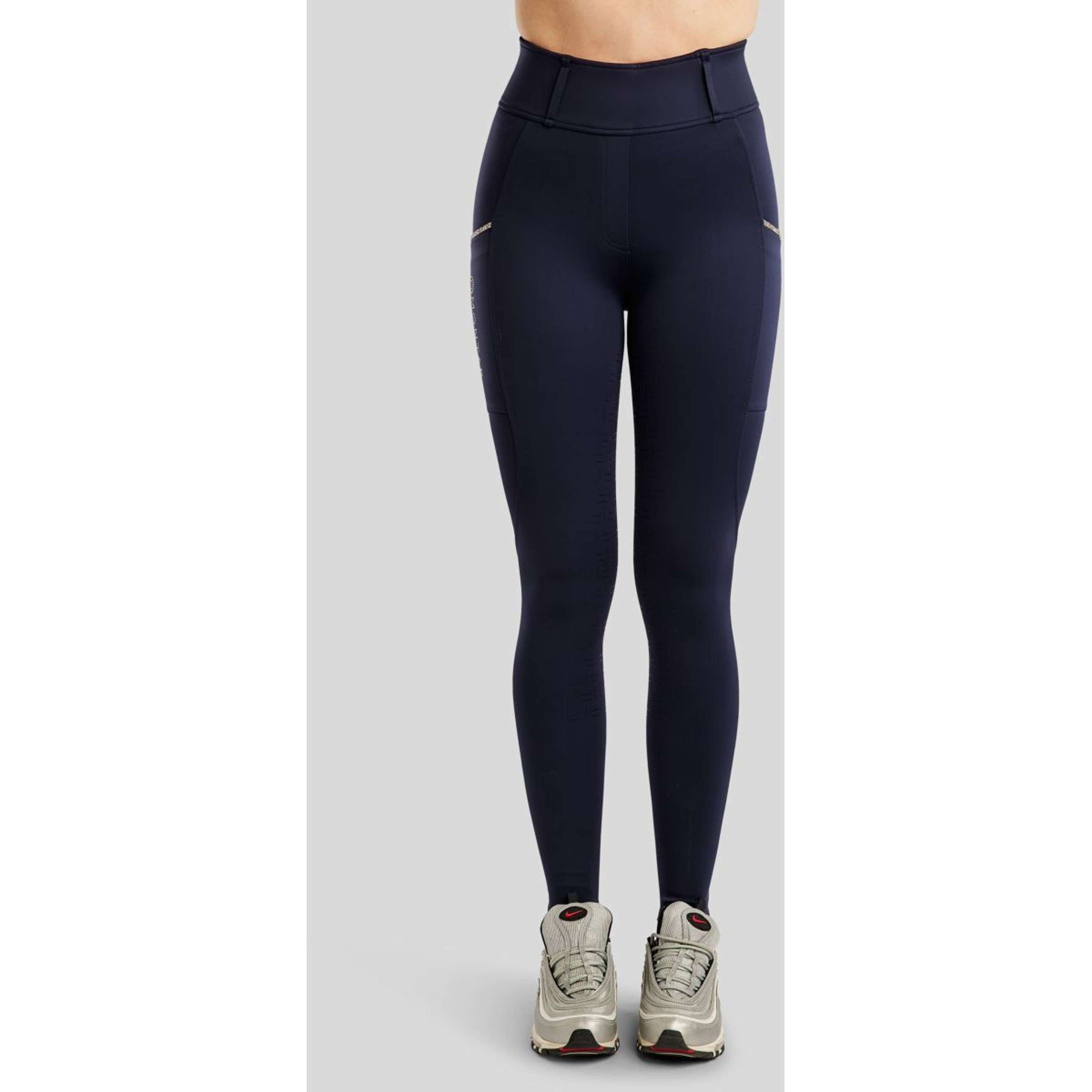 Montar Reitleggings MoLila Champagne Crystals Full Grip Navy Montar Reitleggings MoLila Champagne Crystals Full Grip Navy