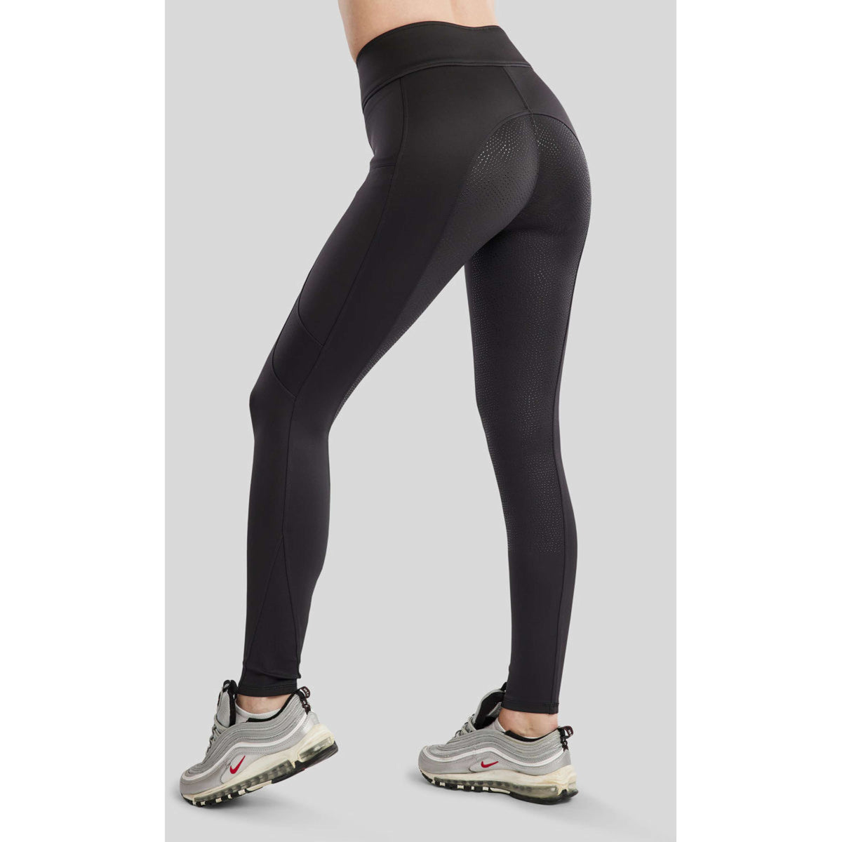 Montar Reitleggings MoTilley Full Grip Schwarz