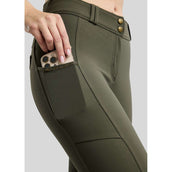 Montar Reithose MoVeronica Golden Quartz Full Grip Forest Green