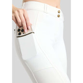Montar Reithose MoVeronica Golden Quartz Full Grip Weiß