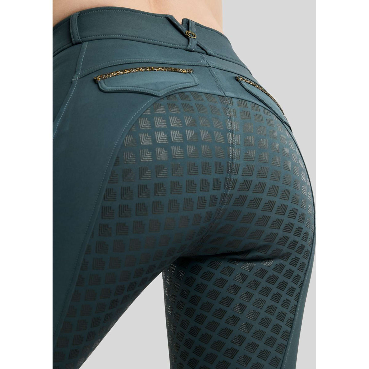 Montar Reithose MoVeronica Golden Quartz Full Grip Dark Slate