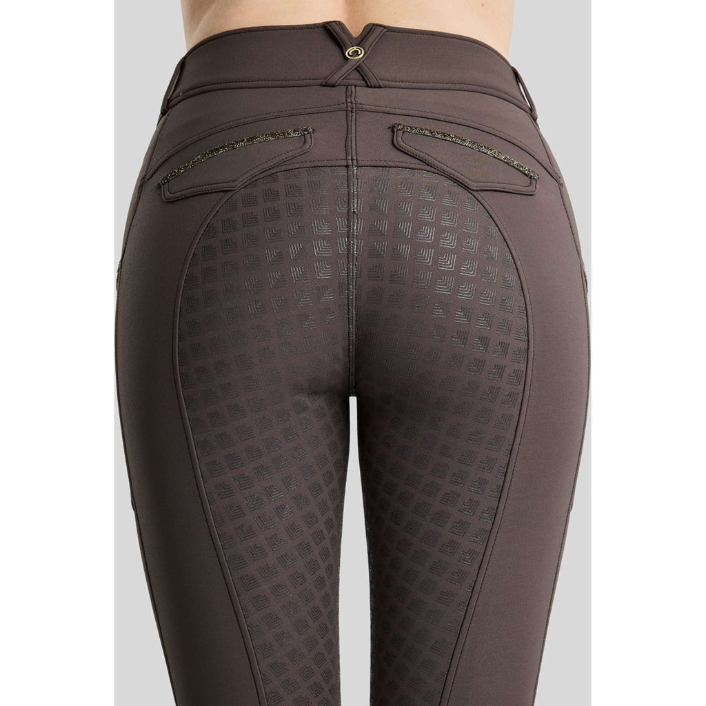Montar Reithose MoVeronica Golden Quartz Full Grip Black Peony