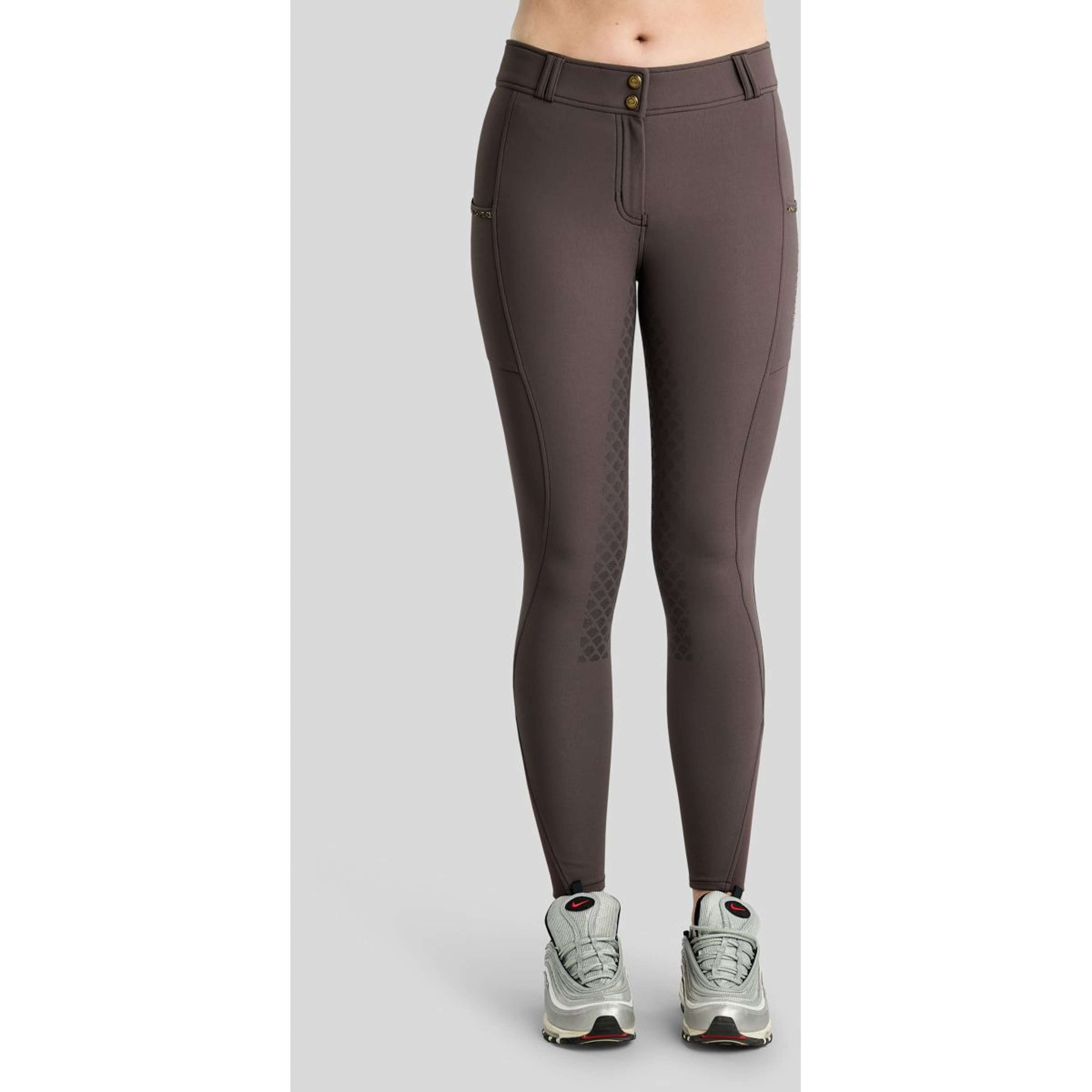 Montar Reithose MoVeronica Golden Quartz Full Grip Black Peony