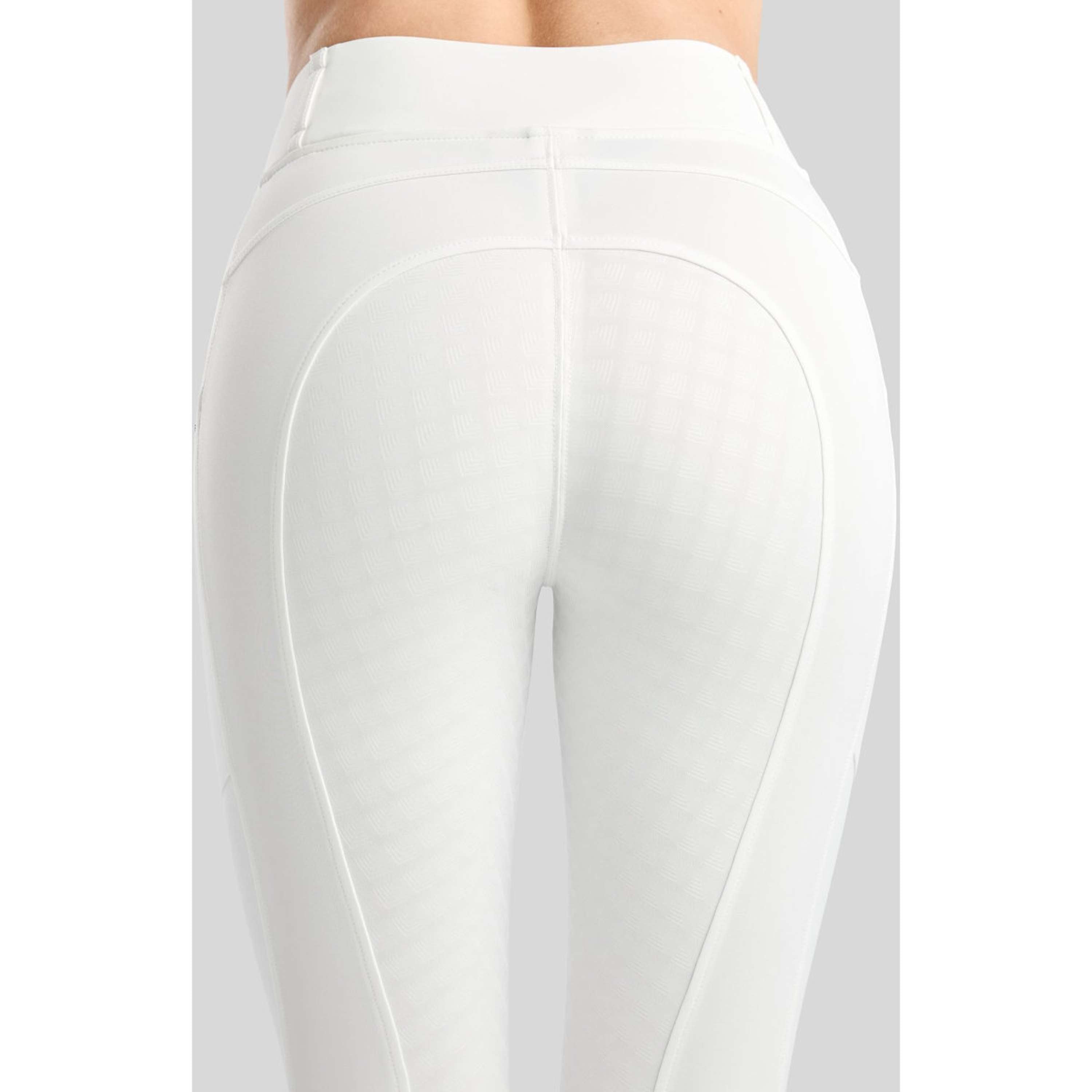 Montar Thermo-Reitleggings MoVeronica Golden Quartz Full Grip Weiß