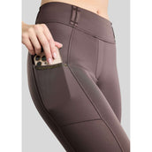 Montar Thermo-Reitleggings MoVeronica Golden Quartz Full Grip Black Peony