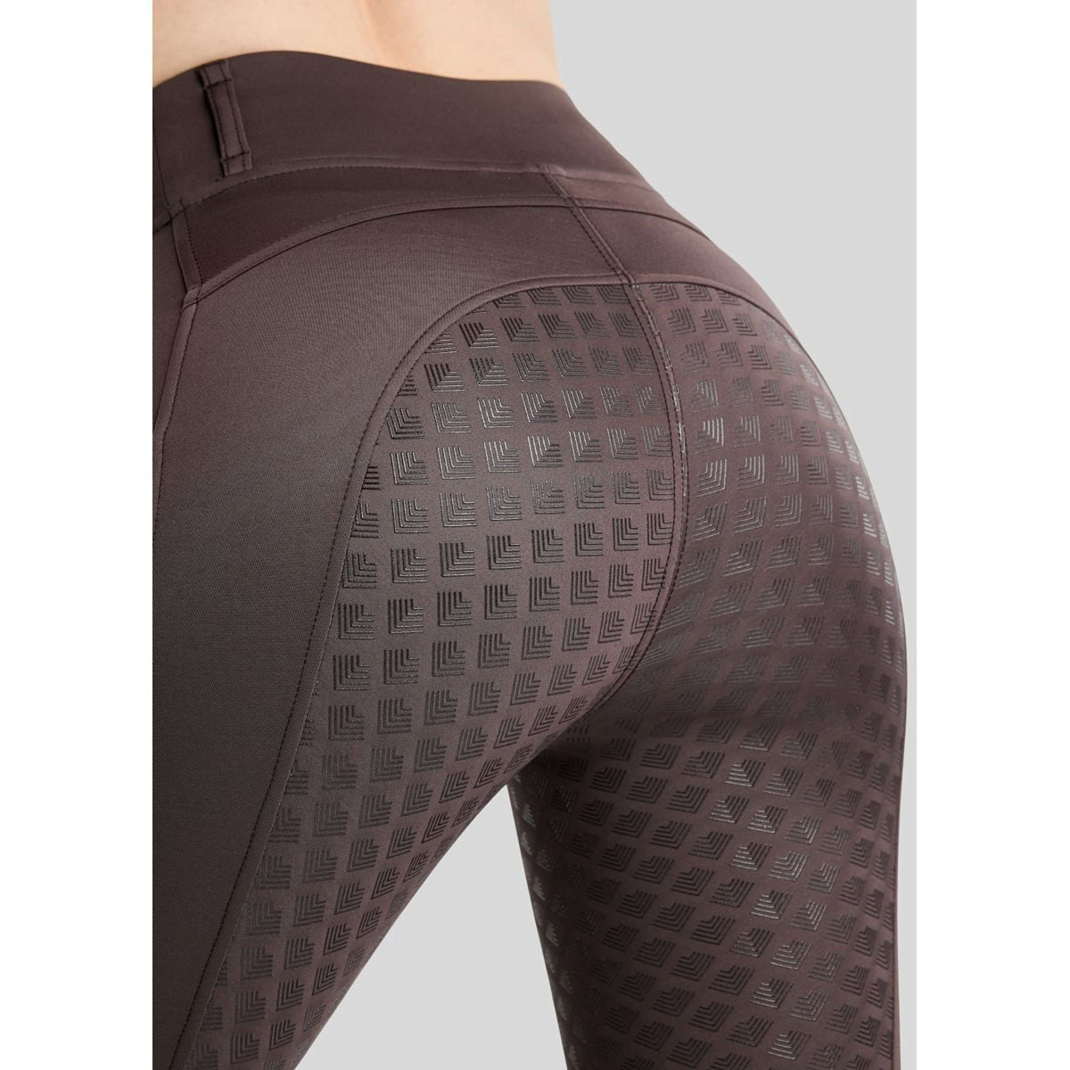 Montar Thermo-Reitleggings MoVeronica Golden Quartz Full Grip Black Peony
