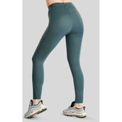 Montar Reitleggings MoWilma Hybrid Pintucks Golden Quartz Crystals Full Grip Dark Slate