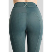 Montar Reitleggings MoWilma Hybrid Pintucks Golden Quartz Crystals Full Grip Dark Slate