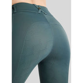 Montar Reitleggings MoWilma Hybrid Pintucks Golden Quartz Crystals Full Grip Dark Slate
