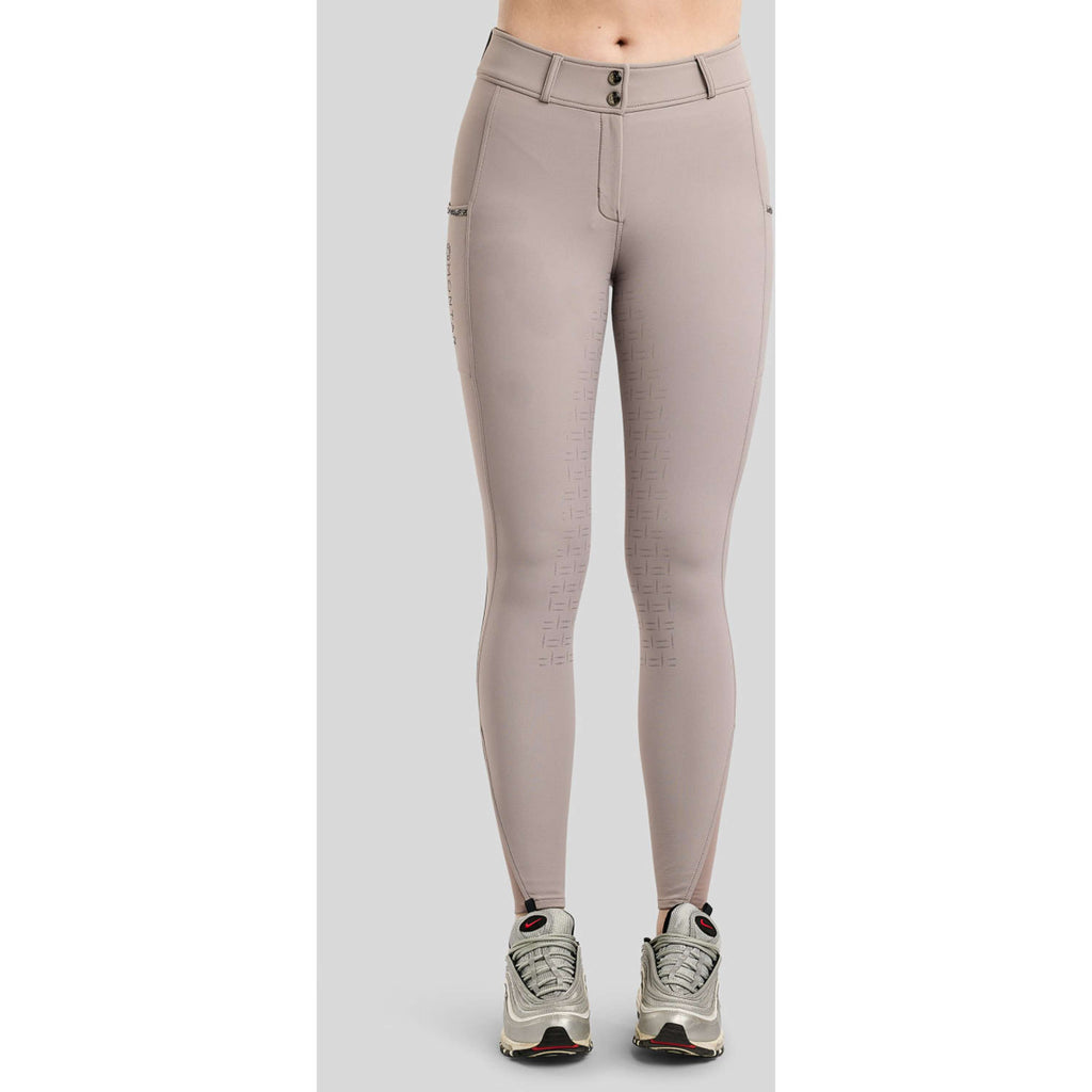 Montar Reithose MoMaisy Full Grip Pearl Grey