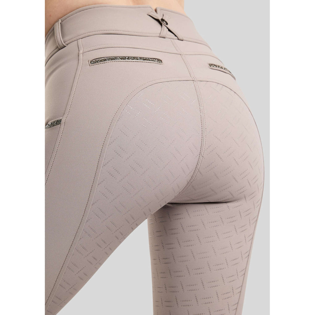 Montar Reithose MoMaisy Full Grip Pearl Grey