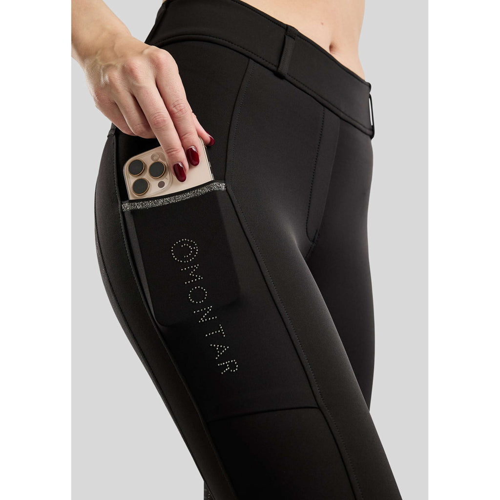 Montar Reitleggings MoMaisy Full Grip Schwarz