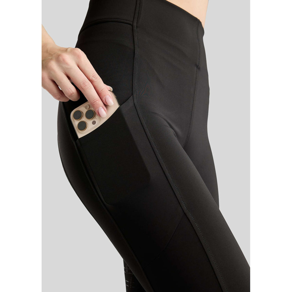 Montar Reitleggings MoFair Full Grip Schwarz