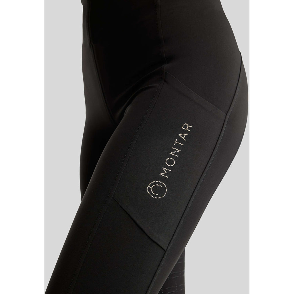 Montar Reitleggings MoFair Full Grip Schwarz
