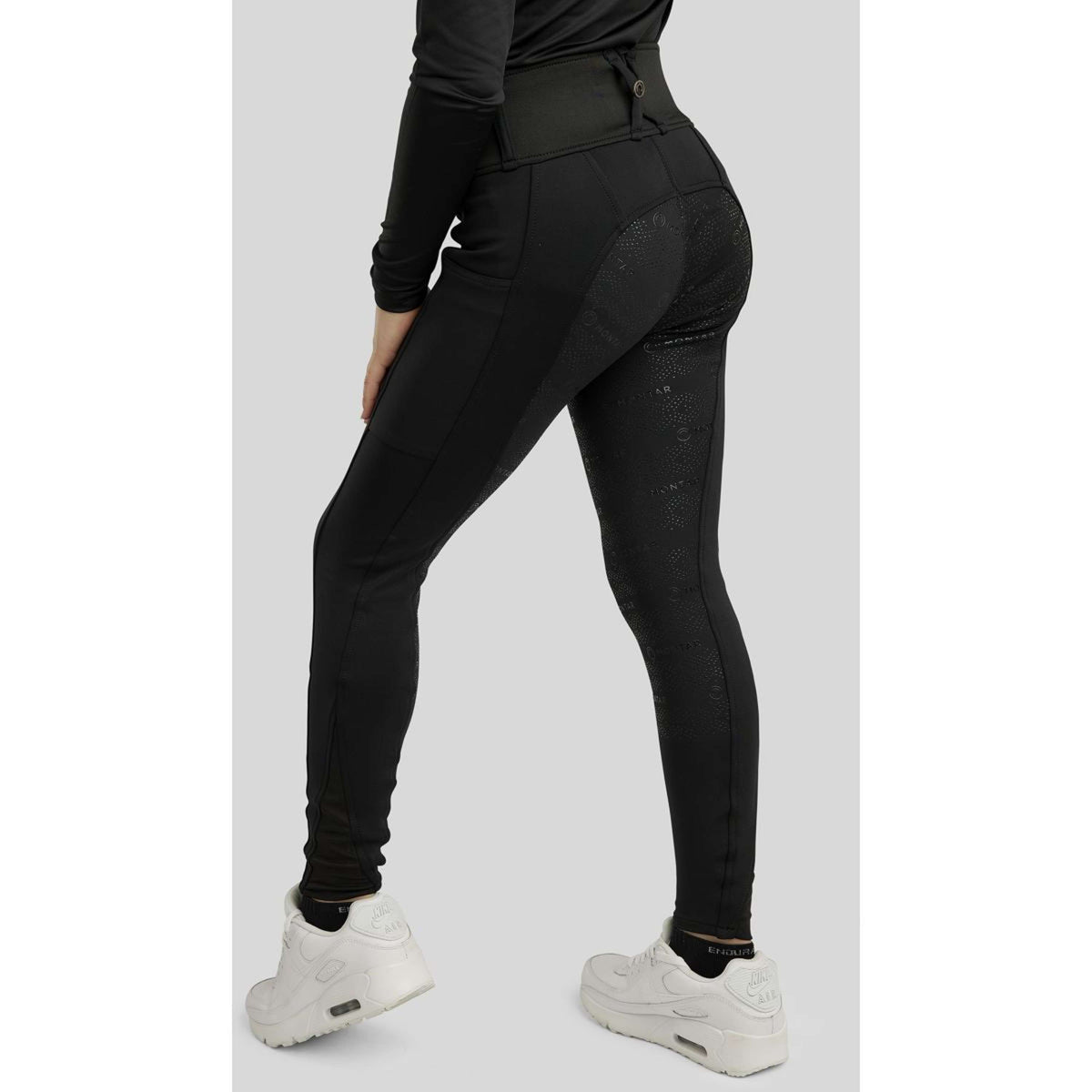 Montar Reitleggings MoErina Junior Full Grip Schwarz