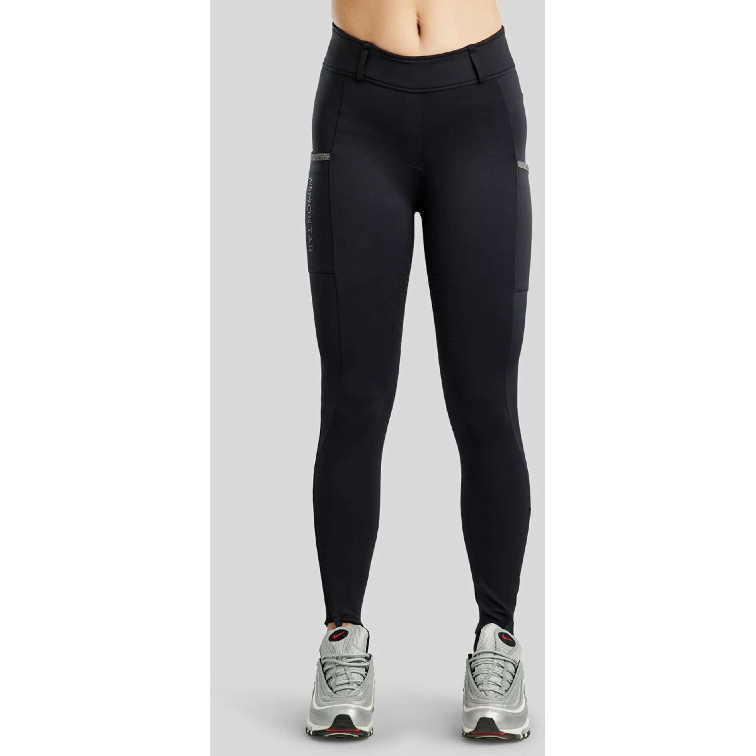 Montar Reitleggings MoGloria Full Grip Schwarz