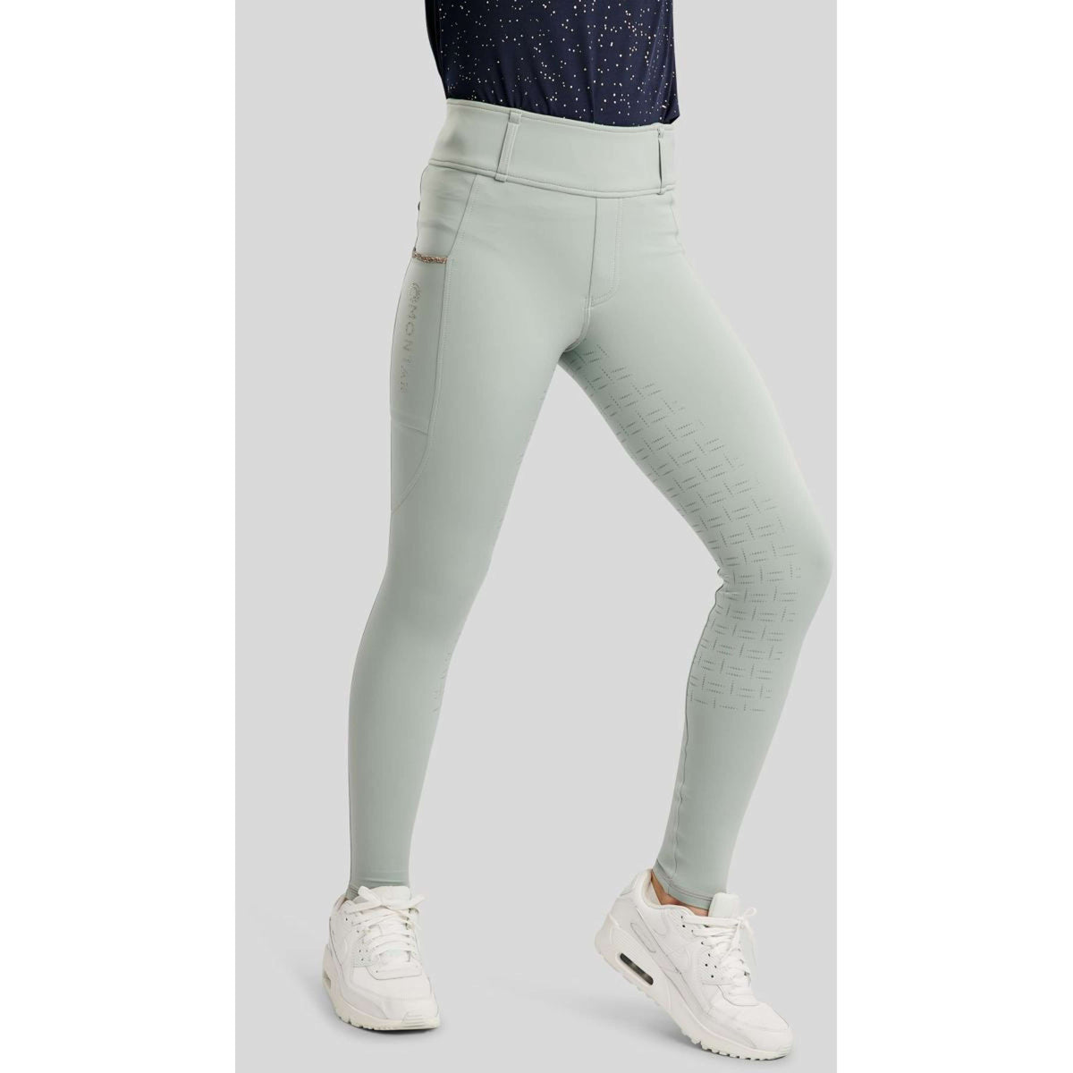 Montar Reitleggings MoLila Champagne Crystals Junior Turin