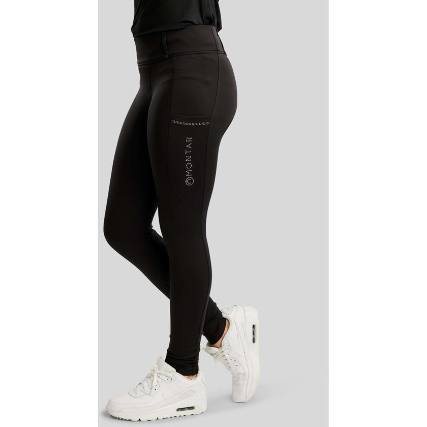 Montar Reitleggings MOEverlisa Kids Full Grip Schwarz Montar Reitleggings MOEverlisa Kids Full Grip Schwarz