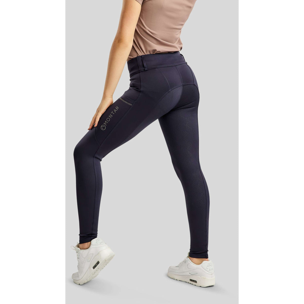 Montar Reitleggings MOEverlisa Kids Full Grip Navy