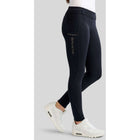 Montar Reitleggings MoEverline Hybrid Golden Quartz Crystals Kids Full Grip Navy