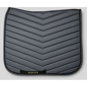Montar Schabracke Fair Gun Metal Crystals Dressur Grau