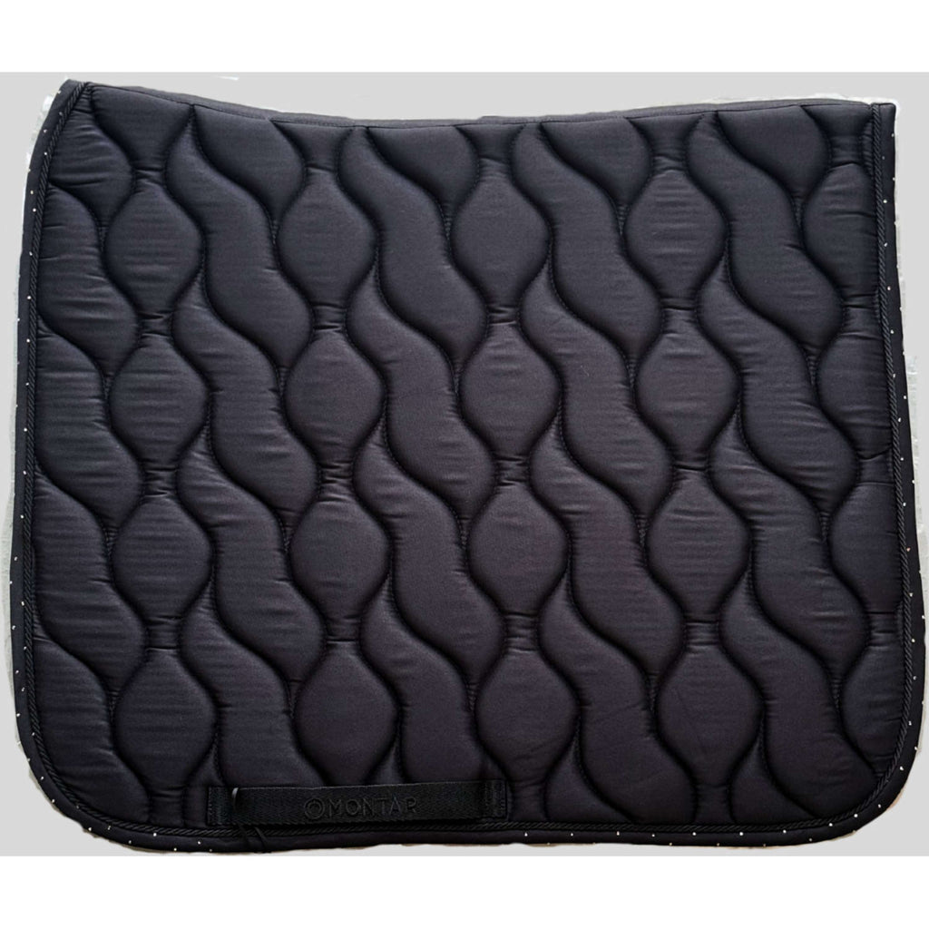 Montar Schabracke Fair Crystals Dressur Schwarz