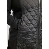 Montar Jack MoQuinn Quilted Long Schwarz