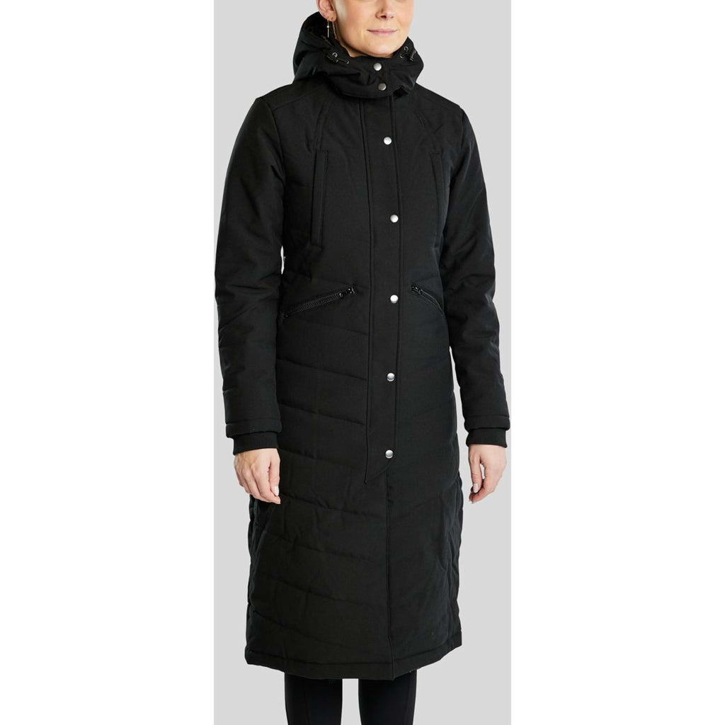 Montar Jacke Dicte Lang Wasserabweisend Schwarz