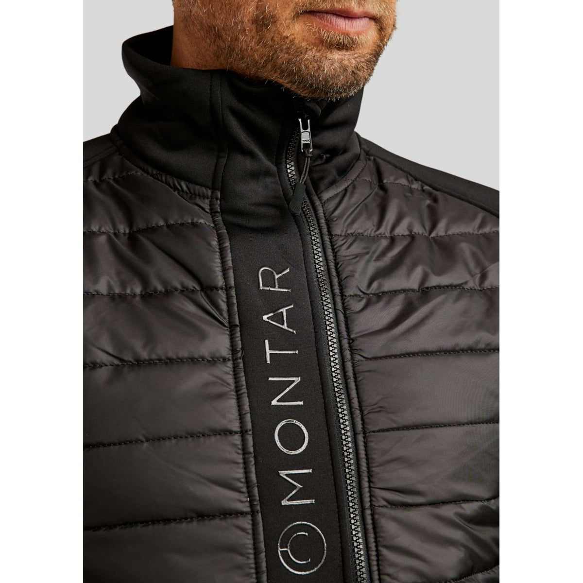 Montar Jacke Emanuel Quilt Unisex Schwarz