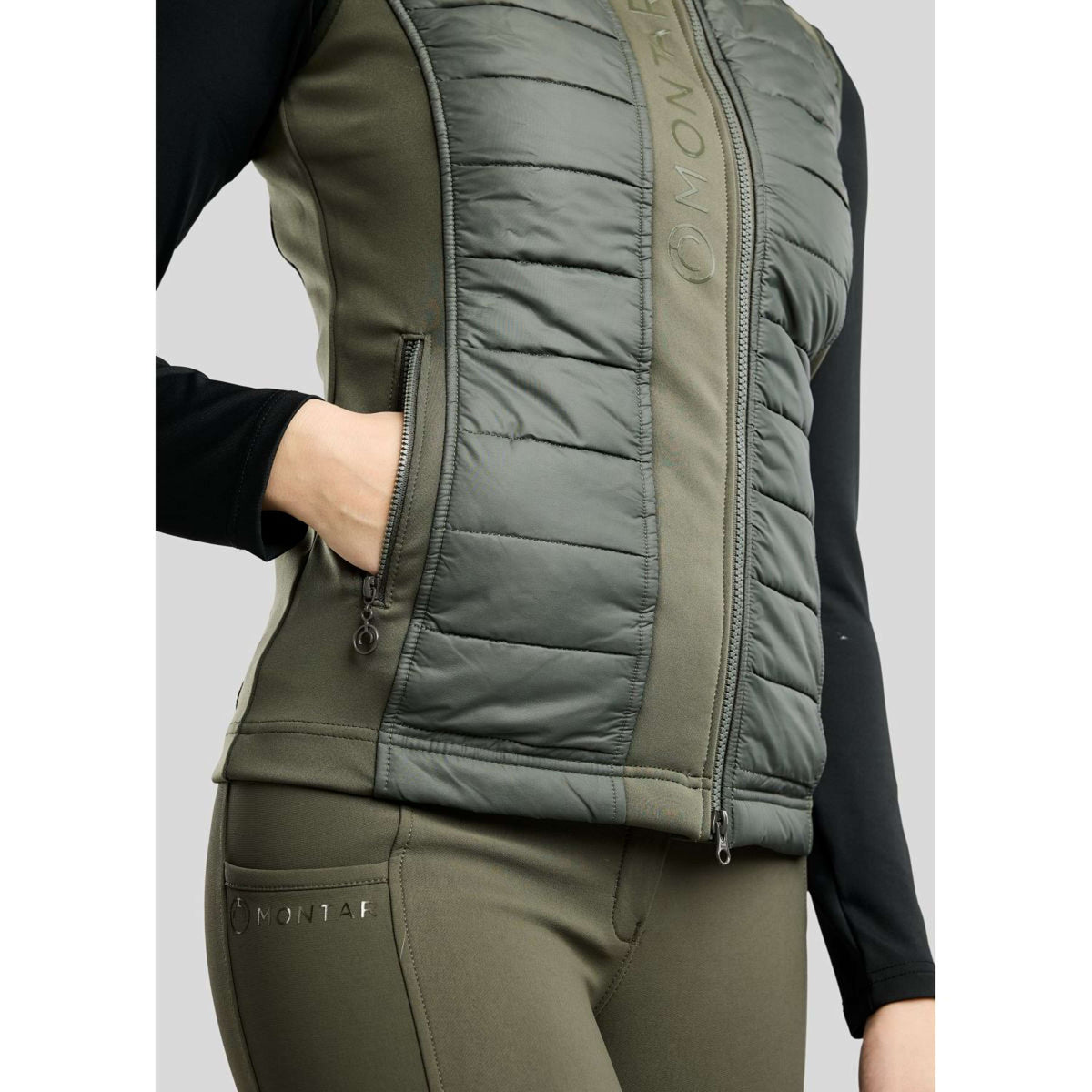 Montar Weste Emma Quilt Forest Green