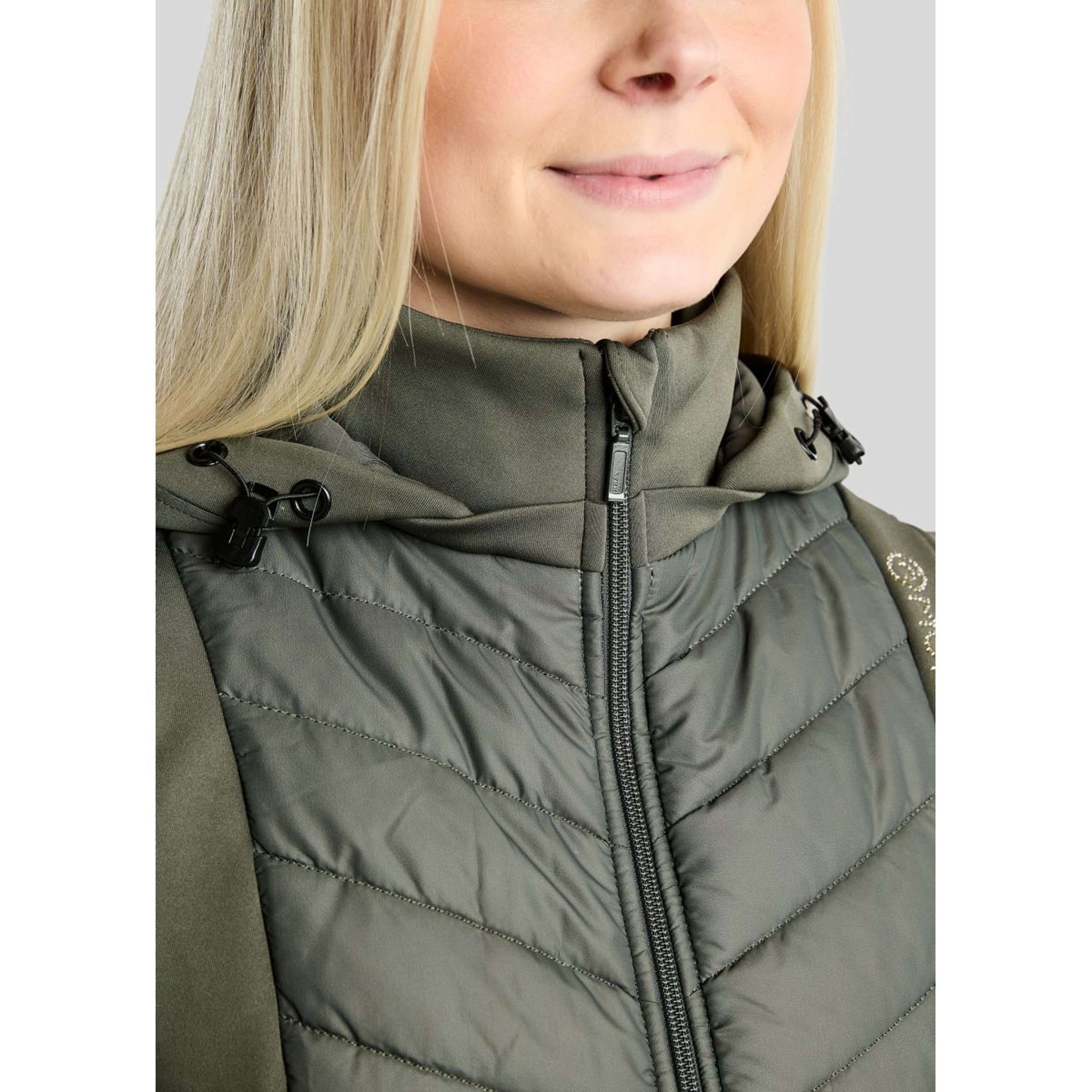 Montar Weste MoEverline Hybrid Detachable Hood Golden Quartz Crystals Forest Green Montar Weste MoEverline Hybrid Detachable Hood Golden Quartz Crystals Forest Green