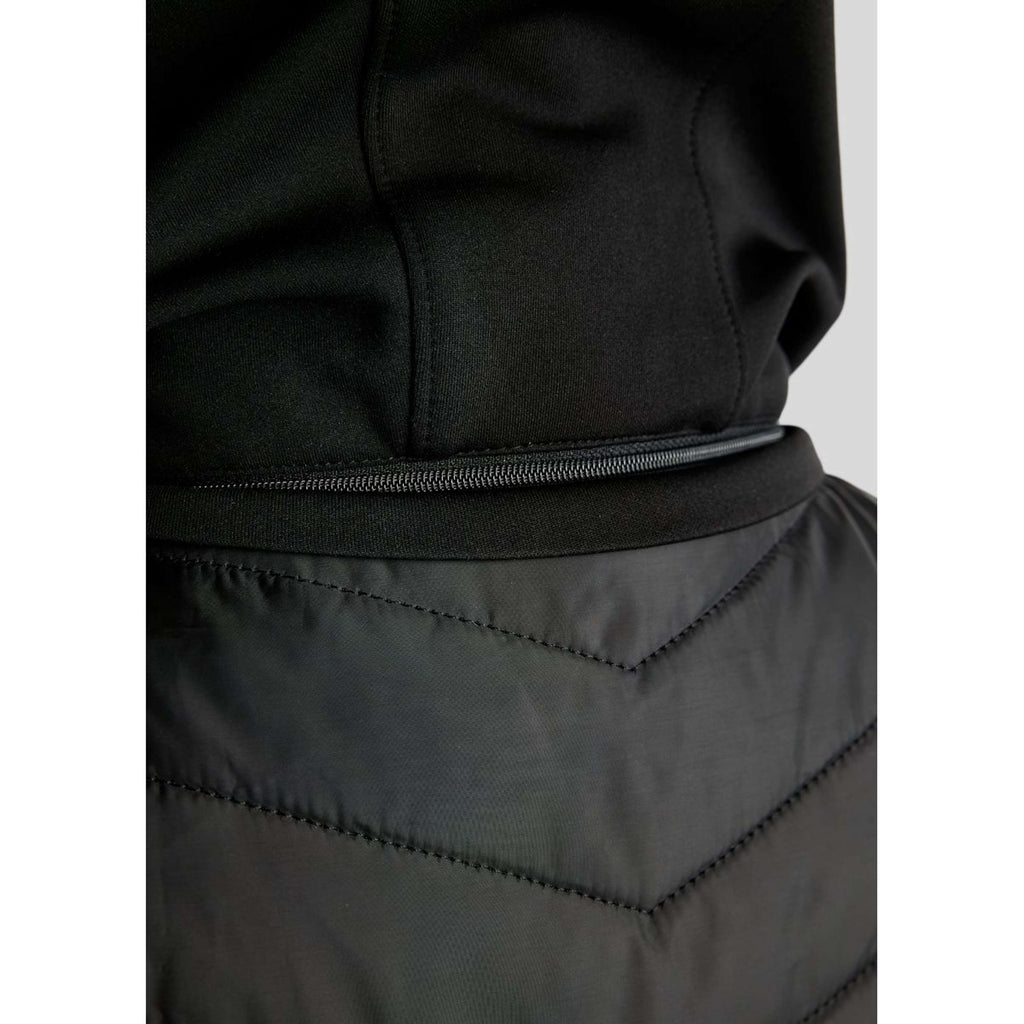 Montar Weste MoEverline Hybrid Detachable Hood Golden Quartz Crystals Schwarz