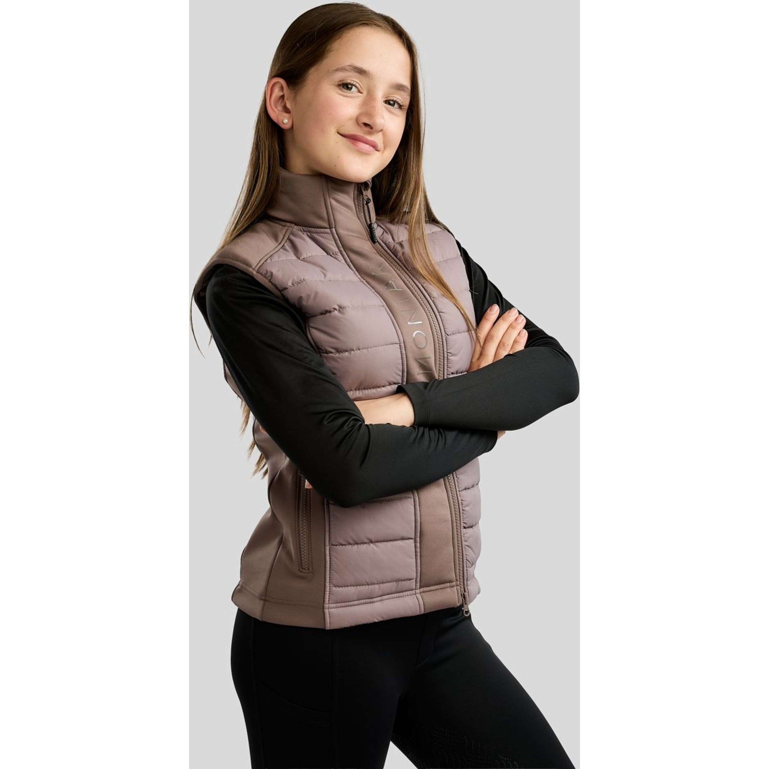 Montar Weste Emma Quilt Kids Nougat Brown